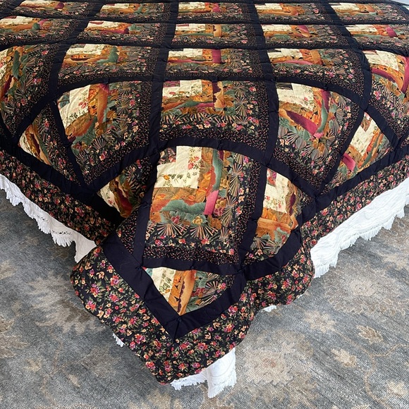 Comforter Quilt, Queen, Handmade in Vermont, Like New - Picture 2 of 14